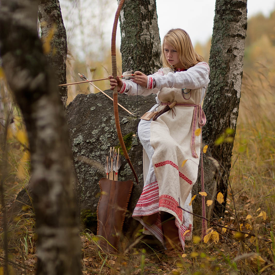 Sexy photo Girls in Slavic costumes in Guarulhuis