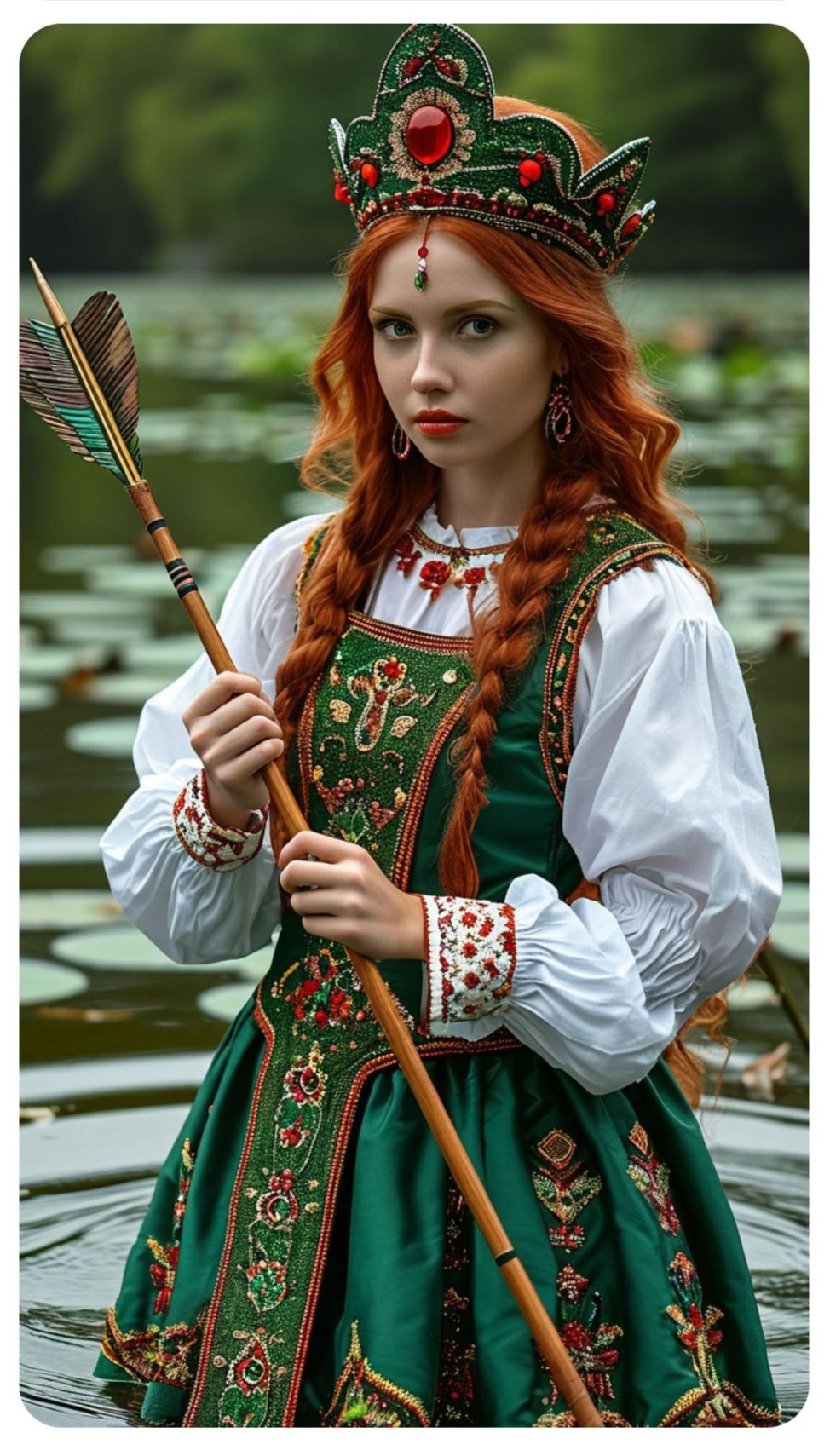 Nude girl Girls in Slavic costumes in Guarulhuis